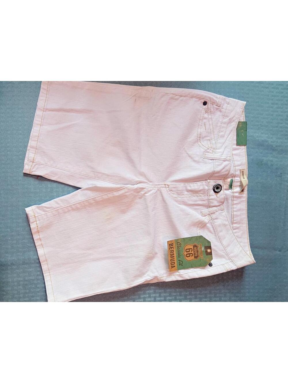 NWT Route 66 Bermuda Shorts White Ventage Size 6
